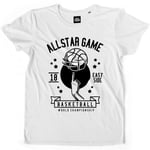Teetown - T Shirt Homme - Allstar Basketball - Lakers Warriors Spurs Celtics Chicago Bull Nba Sport Jam Youngboy - 100% Coton Bio