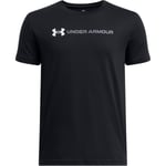 Under Armour Logo Sportstyle Wordmark T-Shirt Barn - Svart - str. 164 - 176