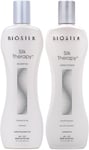 Biosilk Silk Therapy Duo Set Shampoo and Conditioner 12 Oz