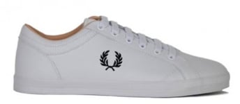 FRED PERRY Baseline Leather White (45)