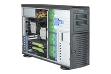 Supermicro SC743 AC-1K26B-SQ - tower - 4U - utökad ATX