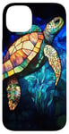 iPhone 14 Plus Creation Sea turtle Ocean art Marine life Aquatic Case