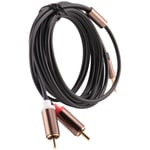 Jack 3.5mm to 2  Audio Cable AUX Splitter 3.5mm Stereo Male to Male 6668