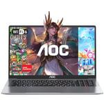 AOC 2024 Gaming Ordinateur Portable Boîtier en Métal et Rétroéclairé, AMD Ryzen 7 5825U(8C/16T, jusqu'à 4,50 GHz,15W) PC Portable Gamer 16,10 Pouces,16Go DDR4 512Go M.2 SSD,WiFi 6,BT5.2,HDMI,Type C