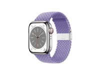 Crong Crg-40Wav-Prp, Klockarmband, Apple, Apple Watch Series 1/2/3/4/5/6/7/8/9/Se/Nike 38/40/41Mm, Polyester, Rostfritt Stål, Lila