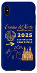 Coque pour iPhone XS Max Camino Del Norte 2025 Saint-Jacques-de-Compostelle