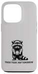 iPhone 13 Pro Raccoon Funny Sarcasm and Humor Trash Today Nap Tomorrow Case