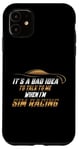 Coque pour iPhone 11 Simulateur de course Sim Racing Cockpit Siège Sim Racer