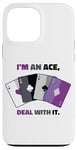 iPhone 13 Pro Max Asexual I’m an Ace, Deal with It Asexual Pride Case