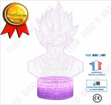 Veilleuse LED 3D Lampe 7 couleurs Changement Tactile Interrupteur Lumière avec Câble USB et Télécommande (Dragon Ball) S29066