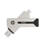 HP 911 Pro 256GB USB 3.2 OTG Type-C/Type-A Flash Drive, BIS zu 1000MB/s