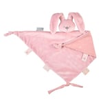 Nattou Grand Doudou Lapin, Compagnon de Route dès la Naissance, 65 x 40 cm, Brille dans Le Noir, Polyester/Jersey de Coton, Lapidou, Rose