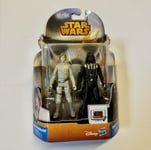 Star Wars Rebels Luke Skywalker & Darth Vader Action Figure 2 Pack MS03 Sealed