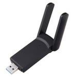 USB-WiFi-sovitin 1300M Dual Band Vahva signaali 2.4G 5.8G Nopea USB-vastaanotin Lähetin Verkkosovitin