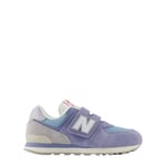 New Balance 574 Kids Hook & Loop Sneakers Dusk Shower | Lila | 30 EU