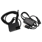 1x USB Mains Power Adapter for Canon EOS Rebel SL2 Rebel SL3 Rebel T6i 2 m