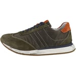 Josef Seibel Homme Bas,Faible Anton 02, Monsieur Baskets,Largeur G (Normale),Semelle intérieure Amovible,Vert (Salvia-Kombi / 636),44 EU / 9.5 UK