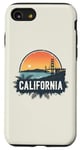 Coque pour iPhone SE (2020) / 7 / 8 Souvenir rétro avec horizon californien