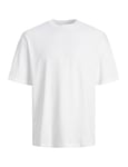 JACK&JONES PLUS Jjebradley T-Shirt SS Noos Pls, Blanc, XXXXXXL Homme