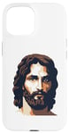 Coque pour iPhone 15 Jésus est le Fils de Dieu. Chrétien, Évangile, Foi, Religieux