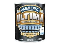 Hammerite Ultima Metal Paint Smooth White 750ml HMMUMSWH750