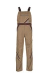 Planam 2334068 Size 68 "Highline Dungarees - Khaki/Brown/Zinc