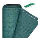 Brise-vue vert 2m - RELAXDAYS - Tissu HDPE - Protection contre les regards curieux et le vent