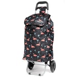 Hoppa 57Ltr Lightweight Shopping Trolley 2024 model, Hard Wearing & Foldaway Push/Pull Cart for Easy Storage With 1 Year Guarantee