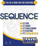 Premium Pressman Travel Classics Sequence The Board Game Travel Edition White U