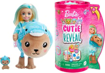 Barbie Cutie Reveal Chelsea Doll Teddy as Dolphin Costume