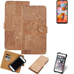 FOR Samsung Galaxy A11 SMARTPHONE CASE COVER WALLETCASE CORK