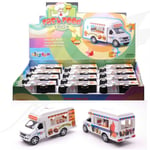 FR- Kinsmart ICE CREAM/FAST FOOD TRUCK cm 12,5 - KT445IN