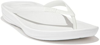 Fit Flop Womens Sandals Flip Flops Iqushion Ergonomic Slip On white UK Size