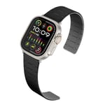 Shesyuki Compatible avec le bracelet Apple Watch 49mm 45mm 44mm 42mm 41mm 40mm 38mm, bracelet magnétique en silicone pour Ultra 2 Ultra Series 9 8 7 SE 6 5 4 3 2 1