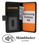 Skimblocker Plånboksfodral Samsung Galaxy S8 (G950F) (Svart)