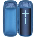 Lebakort Dur Étui Housse Cas Compatible avec Ultimate Ears Boom 4 / Boom 3 Enceinte Portable Bluetooth sans Fil (Bleu)