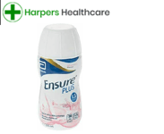 12 x Ensure Plus Strawberry Milkshake Style 200ml (12 x 200ml) - nutrition drink