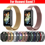 Metallband för Huawei Band 7 SVART black