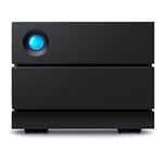 LaCie 2big RAID STHJ48000800 - Baie de disques - 48 To - 2 Baies (SATA-600) - HDD 24 To x 2 - USB 3.2 Gen 2 (externe) - avec Plan de service de récupération des données d'une durée de 5 ans