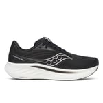 Saucony Ride 18 Wide Løpesko Herre Str. 44 - Komfortabel og Støttende, Sort