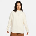 Nike Drakt Nsw Fleece Qz - Hvit/sort Dame, størrelse XX-Large