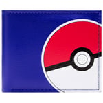 Pokemon Pikachu Pokeball Gotta Catch Em All Blue Bi-Fold Coin & Card Wallet