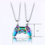 Magnetisk Game Controller Handkontroll Halsband Par Present - Ol Lila