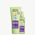 Garnier Fructis Méthode Boucles Duo Shampooing et Spray Hydratant à l'Acide Hyaluronique et beurre de Karité