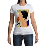 T-Shirt Femme Col Rond Art Deco Affiche D'epoque Annees 20 Mode Vintage