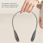 (Gray) Personal Travel Mini Portable Air Purifier Wearable Necklace Air