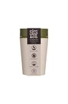 Circular and Co Leakproof Reusable Coffee Cup 8oz/227ml - The World's First Travel Mug Made from Recycled Coffee Cups, 100% Leak-Proof, Sustainable & Insulated. (Cream & Honest Green)