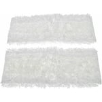 Vhbw - Lot de 2 lingettes compatible avec Kärcher sc 2 Deluxe EasyFix Premium, sc 2 EasyFix balai vapeur - serpillière