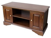 Widescreen Mahogany TV Unit | Straight Mahogany TV Cabinet NEW CBN055