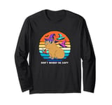 Halloween Capybara Dont Worry Be Capy Long Sleeve T-Shirt